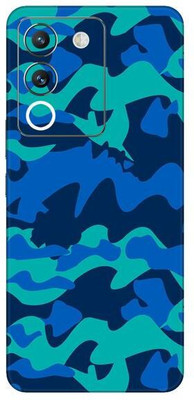 Vcare GadGets Blue Ocean Camo Vivo Y200 5G Mobile Skin(Multicolor)