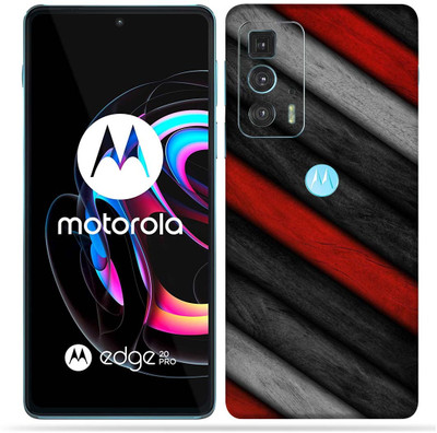 OggyBaba OggyBaba Moto Edge 20 pro Mobile Skin(Colorfull Wood)