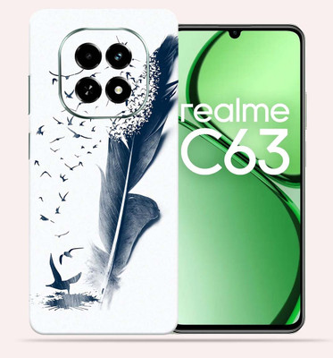 OggyBaba Realme C63 5g Mobile Skin(Feather Art)