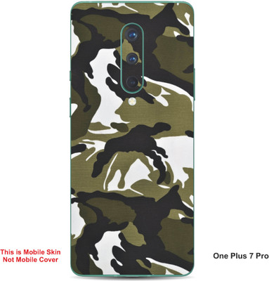 VYBE The Smart Choice One Plus 7 Pro Camouflage Embossed Mobile Skin(Green Brown A1)