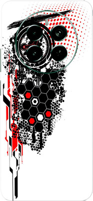 SkinoMania realme Narzo 70 Pro 5G Premium Vinyl Mobile Skin (Multicolor) Mobile Skin(Trash-hexagon-polka)