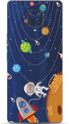 VYBE The Smart Choice Redmi Note 9s Space Mobile Skin Mobile Skin(Delft Blue 25)