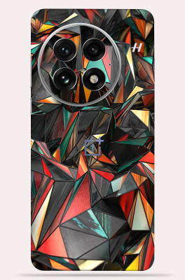 OggyBaba OggyBaba OnePlus 13 Mobile Skin(Polygon-Red)