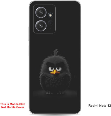 VYBE The Smart Choice Redmi Note 12 Angry Bird Embossed Mobile Skin(Iridium A1)