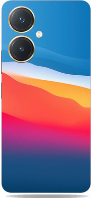 SkinoMania Vivo y27 Mobile Skin(Multicolor-Cloudc Multicolor Mobile Skin)
