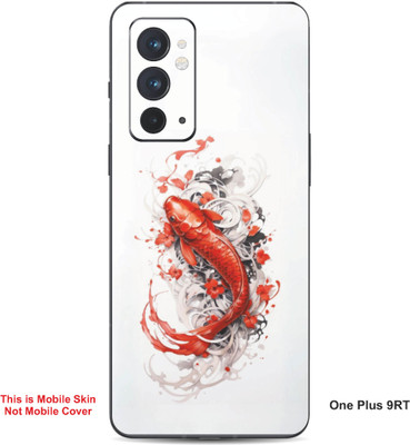 VYBE The Smart Choice One Plus 9RT Fish Embossed Mobile Skin(Pastel Orange 28)