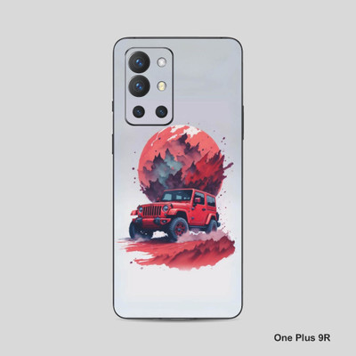 VYBE The Smart Choice One Plus 9R Art Mobile Skin Mobile Skin(Silver Grey 12)