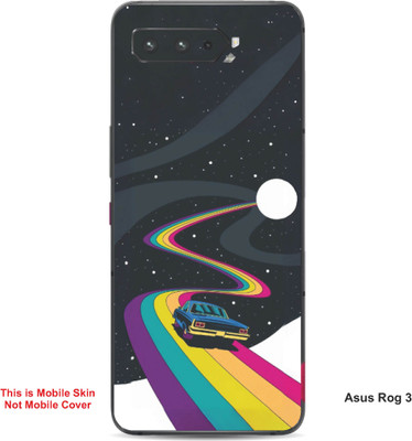 VYBE The Smart Choice Asus Rog 3 Art Embossed Mobile Skin(Gunmoke 1)