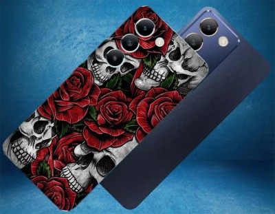 AsSkin Vivo T3 5G Mobile Skin(Roses And Skulls Skin With Glossy Matte Finish.)