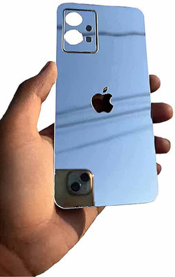 MOKPLZ VIVO Y75 5G BACK PANNEL MIRROR ACRYLIC SHEET Mobile Skin(Silver)