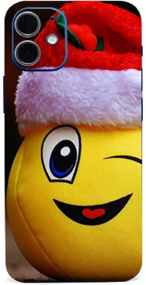 AsSkin Apple iPhone 12 Mobile Skin(Smiley Emoji Skin With High Matte Finish)