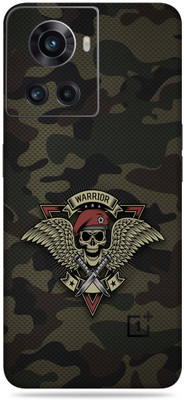WeCre8 Skin's Oneplus 10R 5G Mobile Skin(Warrior Camouflage Multicolor Mobile Skin With Cleaning Wipe)