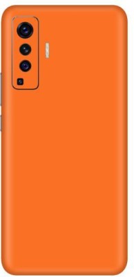 Vcare GadGets Vivo X50 Mobile Skin(Orange Matte)