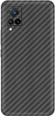 Vcare GadGets Fiber Carbon Gun Metal vivo V21 5G Mobile Skin(Fiber Carbon Gun Metal)