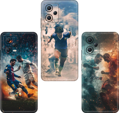 wrap craft POCO X6 PRO 5G COMBO(PACK OF 3)Camera&Back Protector Premium Vinyl Mobile Skin(Multicolor)