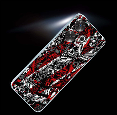 BugguSkin REDMI 13 5G Mobile Skin(Mahroon)