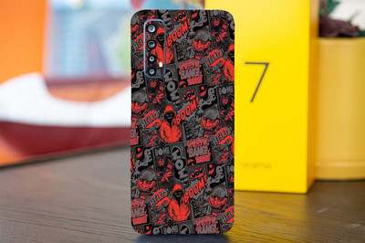 AsSkin Realme 7 Mobile Skin(Boom Bang Wrap Sticker Mobile Skin With High Matte Finish.)