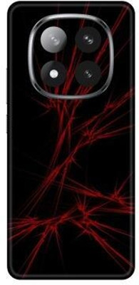 Vcare GadGets REDMI Note 14 Pro+ 5G Mobile Skin(Black & Red)