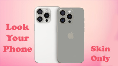 AsSkin iphone 16 pro max Mobile Skin(Grey)