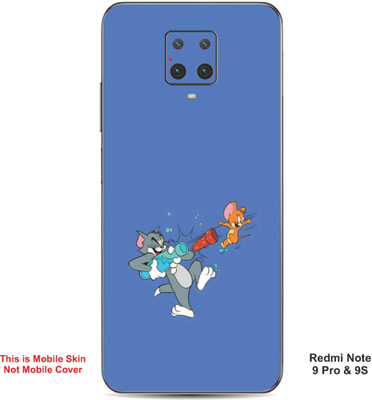 VYBE The Smart Choice Redmi Note 9S Tom & Jerry Embossed Mobile Skin(Glaucous A1)