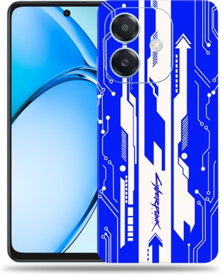 SkinoMania OPPO A3x 5G Premium Vinyl Mobile Skin (Multicolor) Mobile Skin(Blue-Cyberpunk)