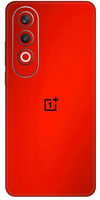 Vcare GadGets Metallic Red Shining OnePlus Nord CE4 5G With Logo Mobile Skin(Metallic Red Shining)