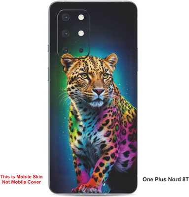 VYBE The Smart Choice One Plus Nord 8T Leopard Embossed Mobile Skin(Dirty Blue 37)