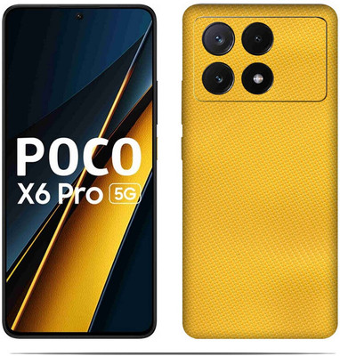AsSkin Poco X6 Pro 5G., Mobile Skin(Ultra Super Yellow Skin With HiighQuality Matte Finish.)