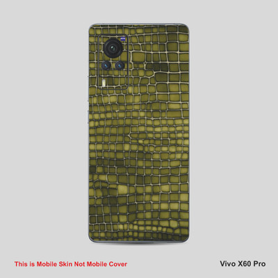 VYBE The Smart Choice Vivo X60 Pro Pattern Mobile Skin Mobile Skin(Multi ColourCK20)
