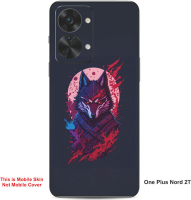 VYBE The Smart Choice One Plus Nord 2T Wolf Embossed Mobile Skin(Flamingo Pink)