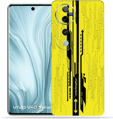 OggyBaba OggyBaba Vivo V40 Mobile Skin(Yellow CyberPunk)