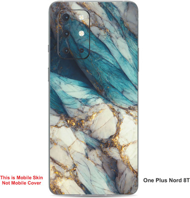 VYBE The Smart Choice One Plus Nord 8T Abstract Embossed Mobile Skin(Hippie Blue A16)