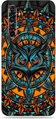 TJ CREATION Realme X50 Pro, realme x50 pro Mobile Skin(Ultra Super Mighty Owl Skin With High Matte Finish., Mobile Skin (Back+Side+Camera))