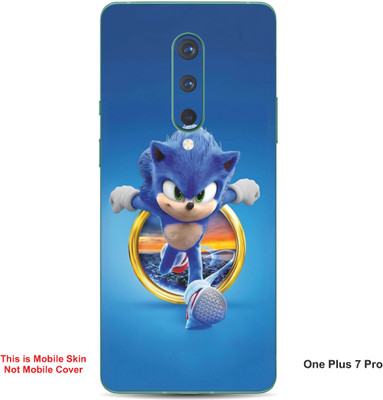 VYBE The Smart Choice One Plus 7Pro Sonic The Hedgehog Embossed Mobile Skin(Bluish 16)