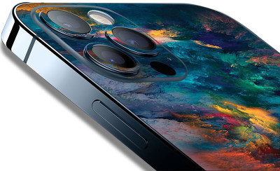 FCS Huawei Enjoy 20 SE Printed Back skin Mobile Skin(Smoke)