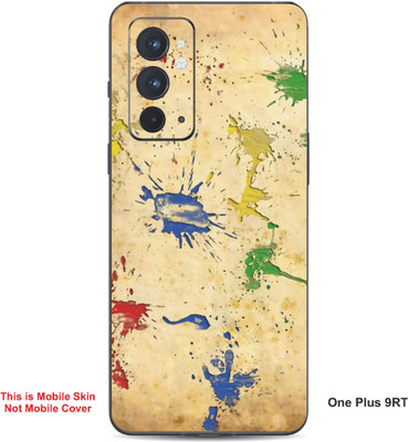 VYBE The Smart Choice One Plus 9RT Art Embossed Mobile Skin(Picton Blue A7)