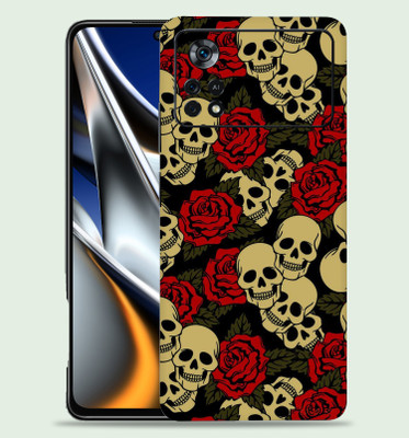 Skinex Poco X4 Pro 5g Mobile Skin(Blue-Aqua With Full Cut)