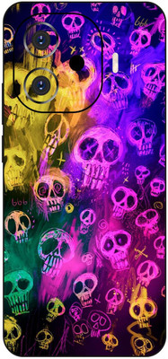 wrap craft VIVO IQOO Z9 TURBO 5G Premium Vinyl BACK 120 Mobile Skin(Multicolor)