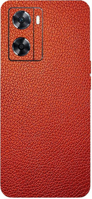 BUGGU Oppo A77s, oppo a77s Mobile Skin(Ultra Super Red Leather Skin With High Matte Finish.)