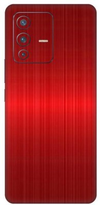 Vcare GadGets Red Titanium vivo V23 Pro 5G Mobile Skin(Red Titanium)