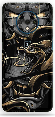 TJ CREATION OnePlus 7T, oneplus 7t Mobile Skin(Ultra Super Hannya Skin With High Matte Finish.)