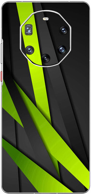 FCS Huawei Mate 40 RS Porsche Printed Back skin Mobile Skin(Green Texture)