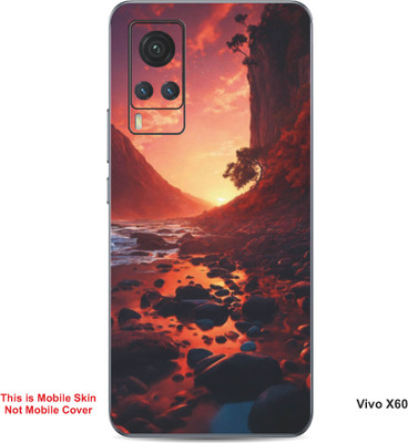 VYBE The Smart Choice Vivo X60 Naturel Mobile Skin(Pale Salmon 10)
