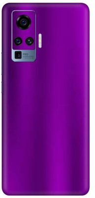 Vcare GadGets Vivo X50 Pro Mobile Skin(Metallic Purple Shining)