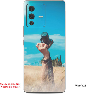 VYBE The Smart Choice Vivo V23 Naturel Mobile Skin(Macaw Blue 3)