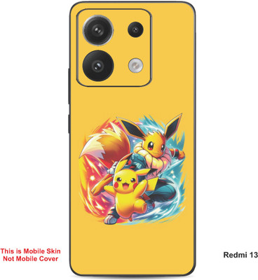 VYBE The Smart Choice Redmi 13 Pokemon Embossed Mobile Skin(Sandstorm A1)