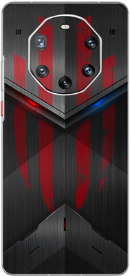 FCS Huawei Mate 40 RS Porsche Printed Back skin Mobile Skin(Red Magic Texture)