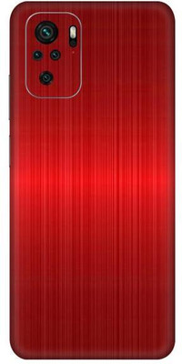 Vcare GadGets Redmi Note 10 S Mobile Skin(Red Titanium)
