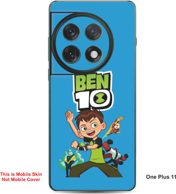VYBE The Smart Choice One Plus 11 Ben 10 Embossed Mobile Skin(Curious Blue 26)