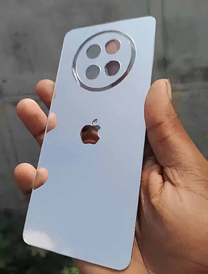 MOKPLZ REALME C65 5G BACK PANNEL MIRROR ACRYLIC SHEET Mobile Skin(Silver)